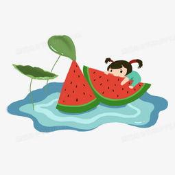 吃瓜壁纸可爱卡通,卡通可爱吃瓜壁纸大赏